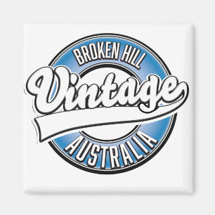 Broken Hill australia Vintages Logo. Magnet