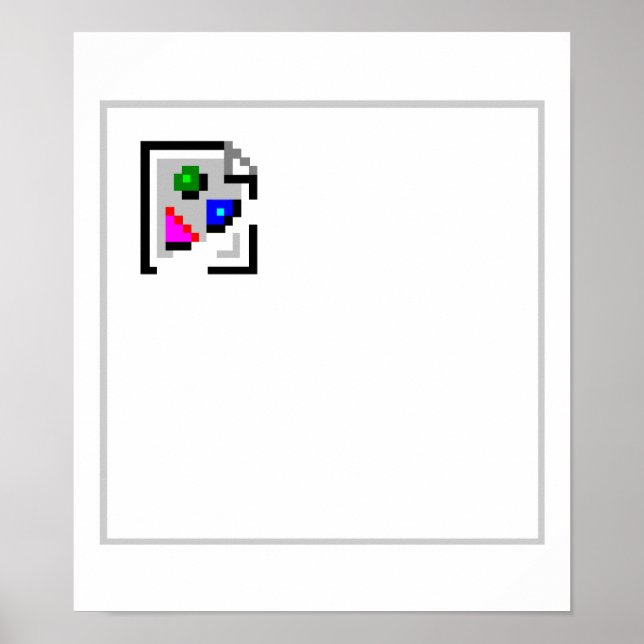 Broken Image JPG PNG GIF JPEG Poster (Vorne)