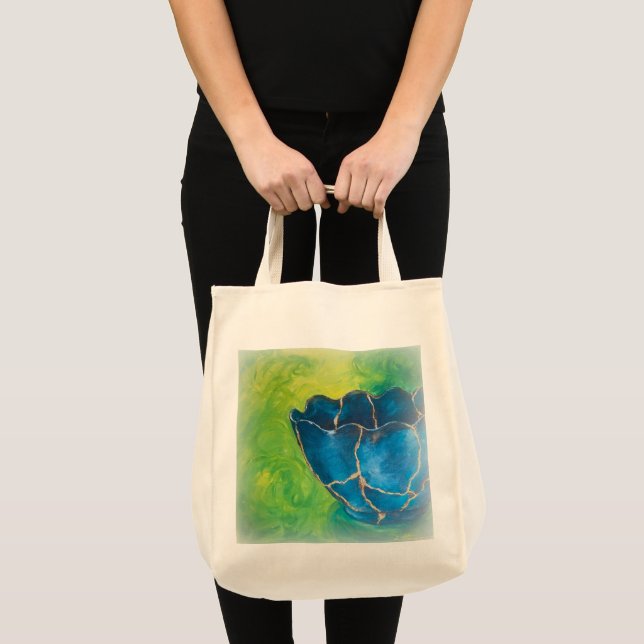"Broken in Beauty" Tote Bag Tragetasche (Vorderseite (Produkt))