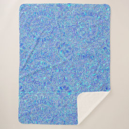 Broken Kaleidoscope Sherpa Blanket Sherpadecke