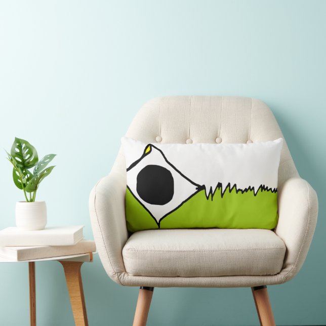 "Broken Kite" Grass Fun Abstrakt - Grafisches Kiss Lendenkissen (Stuhl )