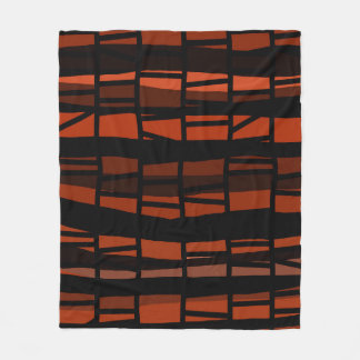 Broken Lava Grid Fleecedecke
