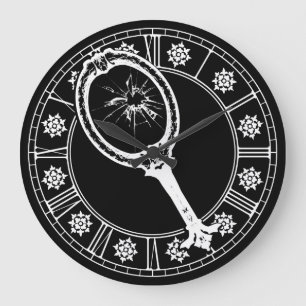 Broken Mirror Große Wanduhr