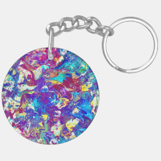 Broken Mood Ring Serie Nr. 1 – Gebrochenes Spektru Schlüsselanhänger