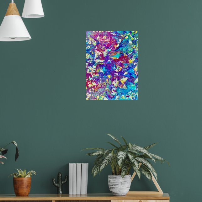 Broken Mood Ring Series No. 1 - Fractured Spectrum Poster (Wohnzimmer 1)