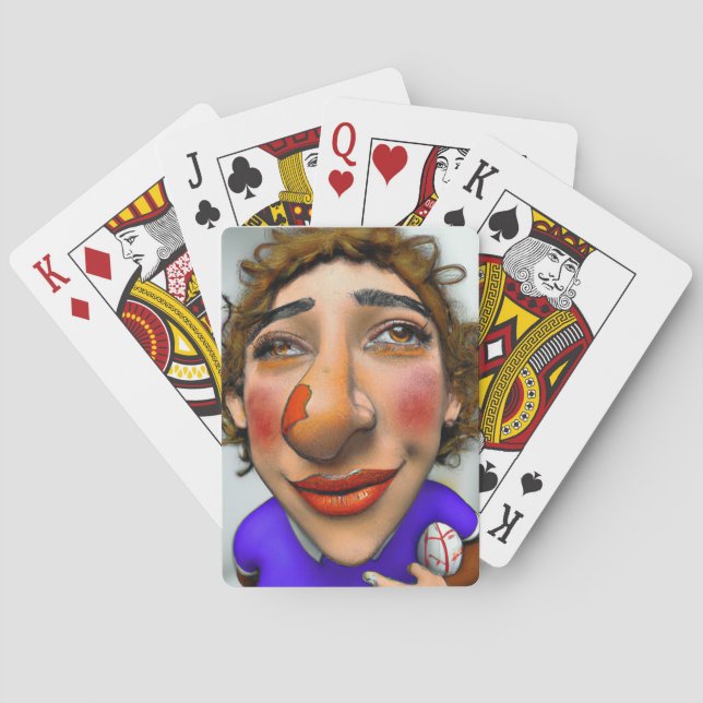 Broken Nose Rugby Player - Spielkarten (Rückseite)