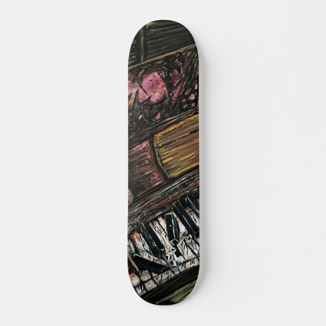 Broken Piano Skateboard (Vorne)