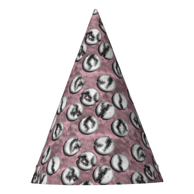 Broken Polka Dot Party Hat Partyhütchen (Vorderseite)