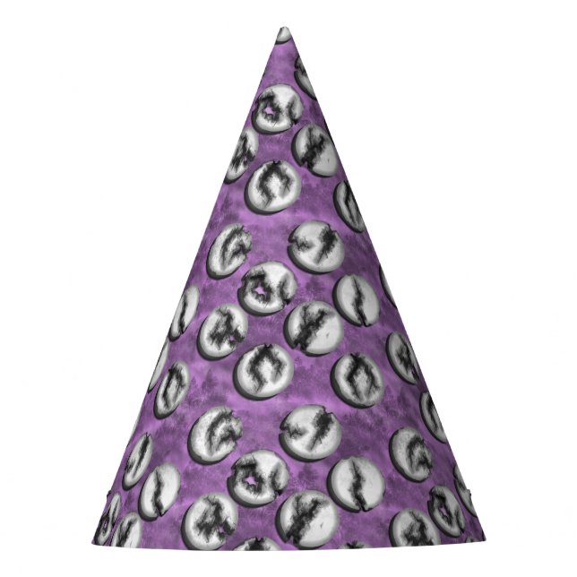 Broken Polka Dot Party Hat Partyhütchen (Vorderseite)