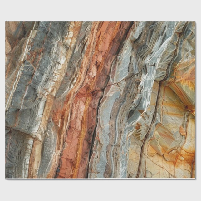 Broken Rock Geschenkpapier (Flach)