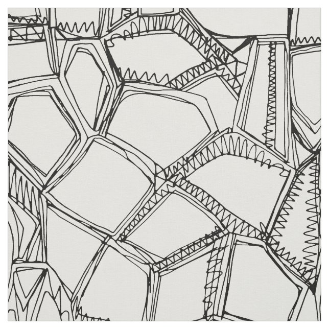 BROKEN schwarz Stoff (Muster)