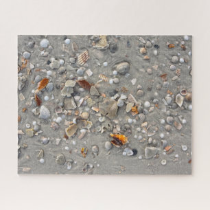 Broken Shells on Cape San Blas, Florida 16x20 Puzzle