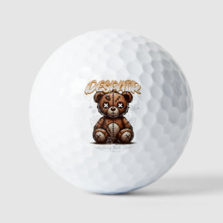 Broken Teddy Golf Ball - Kämpfen, aber stark