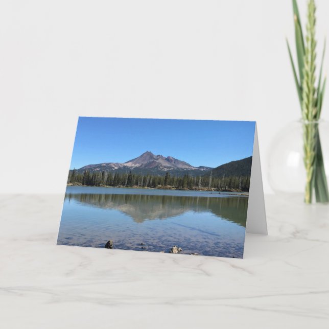 Broken Top at Sparks Lake, Oregon Karte (Vorderseite)