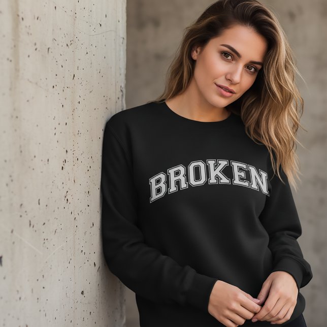 BROKEN University Style Sweater America Uni Sweatshirt (Von Creator hochgeladen)