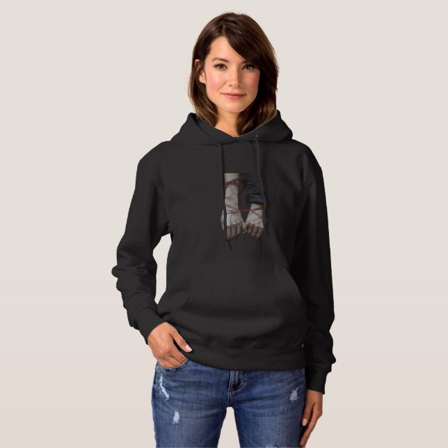 Broken Wall Art Hoodie - Stilvolles und einzigarti (Vorne ganz)