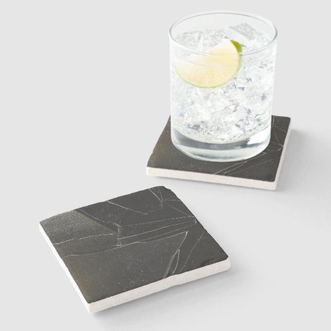 BROKEN WINDOW STEINUNTERSETZER (Seitenansicht)