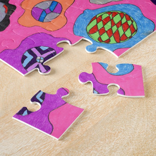 "Broken Wing" Abstrakte Kunst Puzzle (Seite)