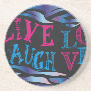 Broken Zebra Chalkboard Getränkeuntersetzer