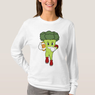 Brokkoli beim Fußball-Sport T-Shirt