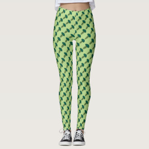 Brokkoli, der glückliches Baumkopf-Grüngemüse Leggings