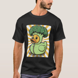 Brokkoli Ente Veggie Vegan Vegetarisch T-Shirt