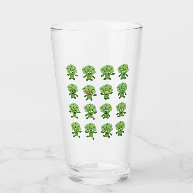 Brokkoli Glas (Vorderseite)