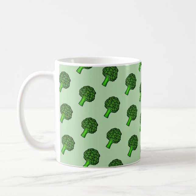 Brokkoli Kaffeetasse (Links)