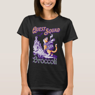 Brokkoli-Katzen-Quest Fantasy-Squad Männer Frauen T-Shirt