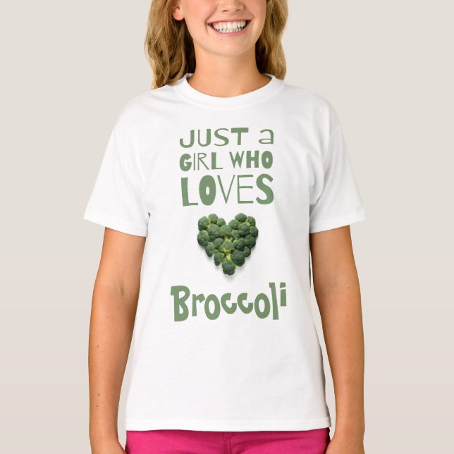 Brokkoli Liebe T-Shirt (Vorderseite)