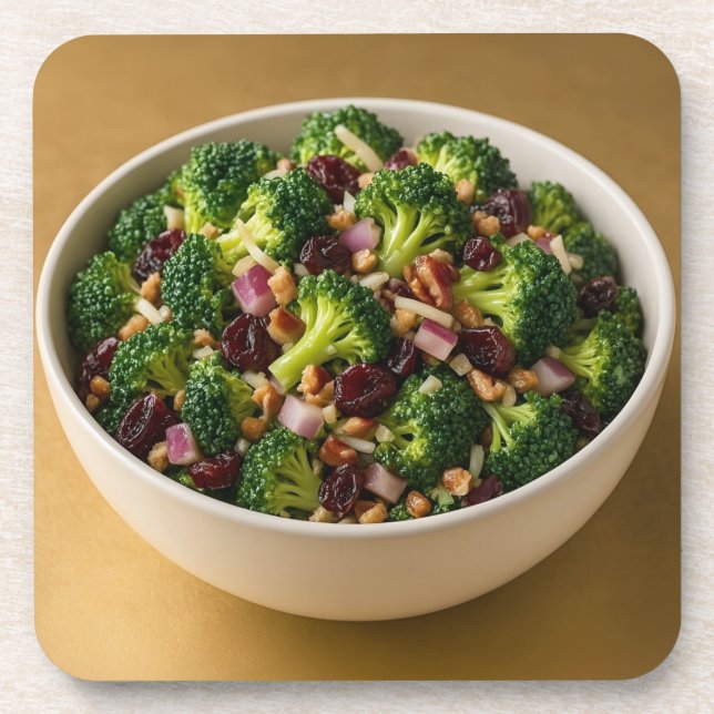 Brokkoli-Nuss-Salat-Set Untersetzer (Vorderseite)