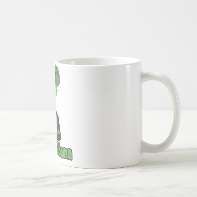 Brokkoli Obama Kaffeetasse (Rechts)