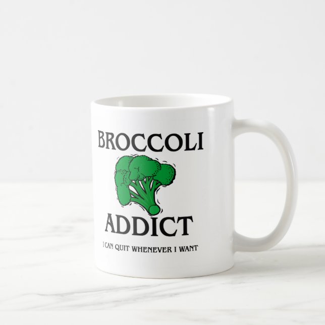 Brokkoli-Süchtiger Tasse (Rechts)