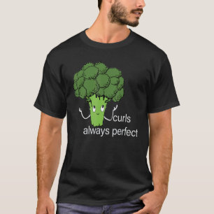 Brokkoli Vegetarisch Vegan Gemüse Lebensmittel T-Shirt
