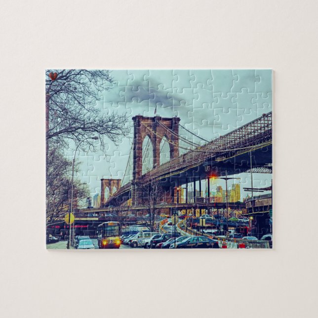 Broklyn Bridge New York Jigsaw Puzzle (Horizontal)