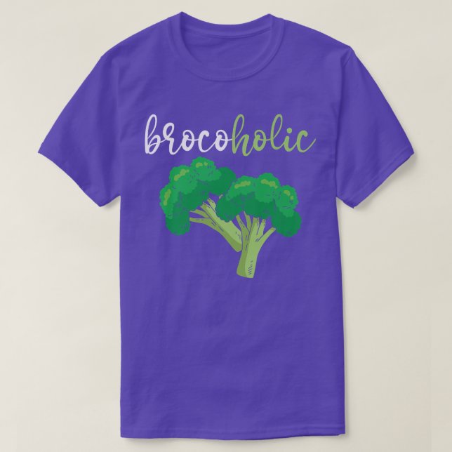 Brokoalkohol Broccoli Vegan Lover Gemüseanbau gesu T-Shirt (Design vorne)