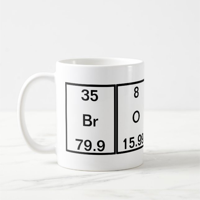 Brom-Sauerstoff-ThoriumErbium (BrOThEr) Kaffeetasse (Links)