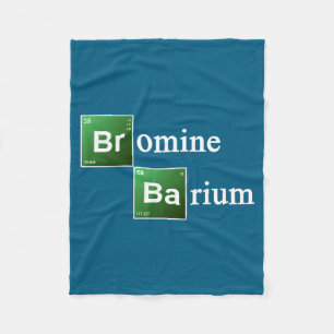 Brom und Barium Periodensystem Chemie Element Fleecedecke