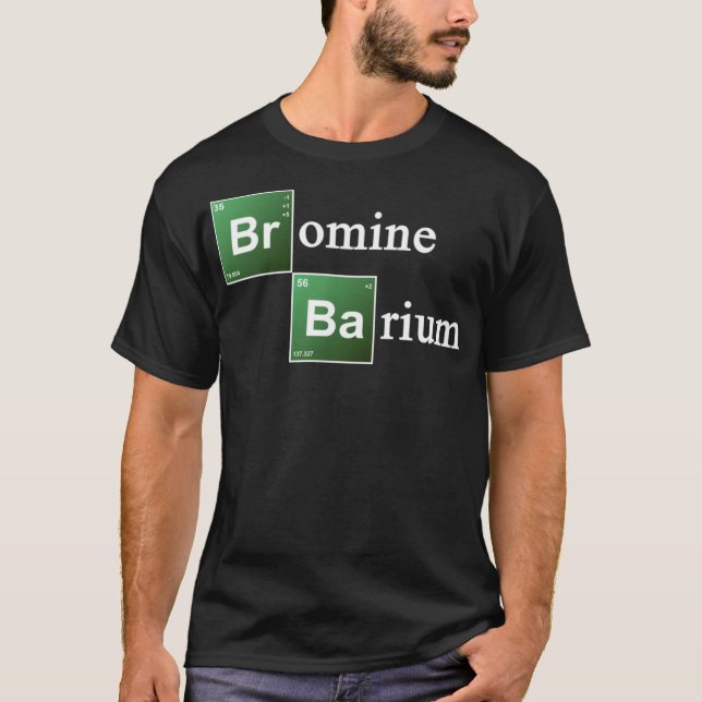 Brom und Barium Regelmäßige Tischchemie T-Shirt (Vorderseite)