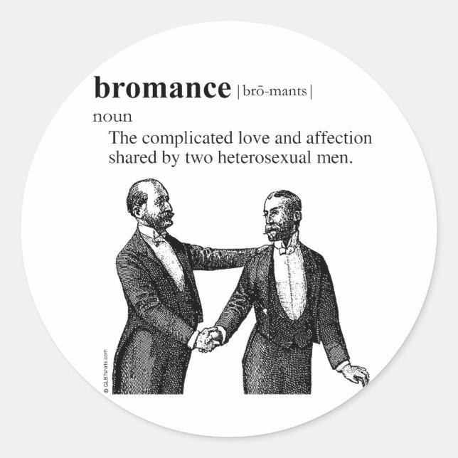 BROMANCE RUNDER AUFKLEBER (Vorderseite)