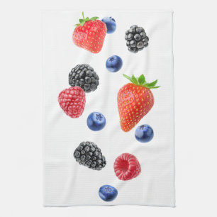 Brombeeren Küchentuch