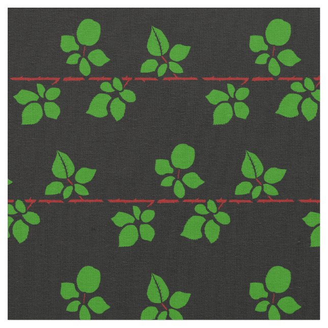 Brombeerrebe schwarz stoff (Nahaufnahme)