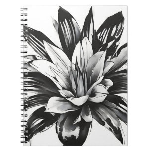 Bromeliad - Aquarellblumen Notizblock