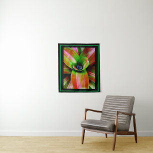 Bromeliad Herz Tapestry Wandteppich