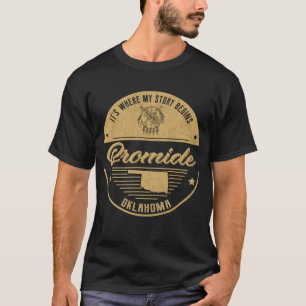 Bromide Oklahoma Hier beginnt meine Geschichte T-Shirt