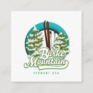 Bromley Mountain Peru Vermont US Ski Logo Begleitkarte