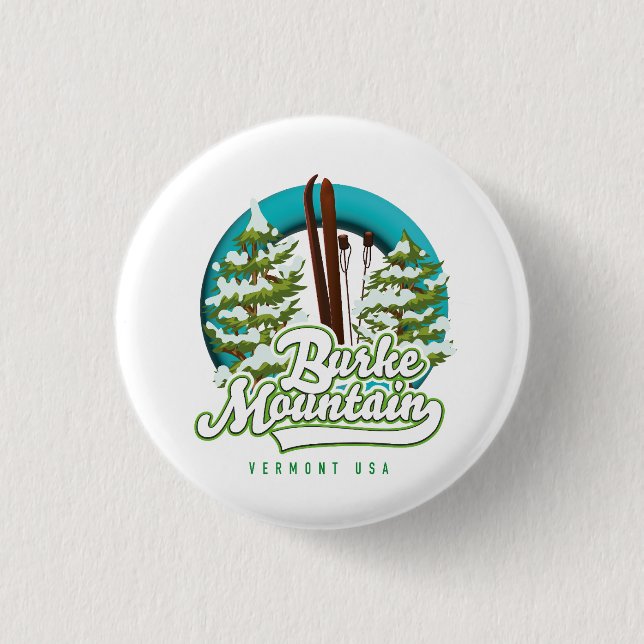 Bromley Mountain Peru Vermont US Ski Logo Button (Vorderseite)
