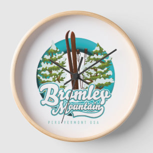 Bromley Mountain Peru Vermont US Ski Logo Uhr