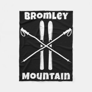 Bromley Mountain Vermont Skifahrer Skifahren Skier Fleecedecke