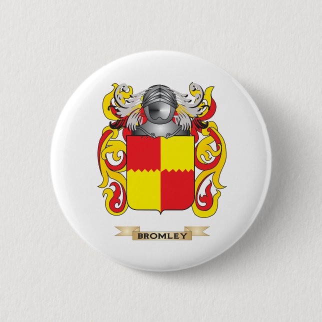 Bromley Wappen (Familienwappen) Button (Vorderseite)
